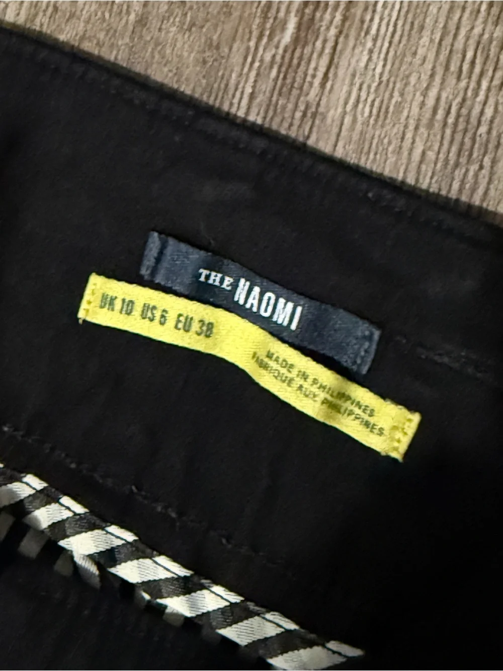 Maeve The Naomi Linen Blend Flare Pants Women's 6 High Rise Utility Pocket Black